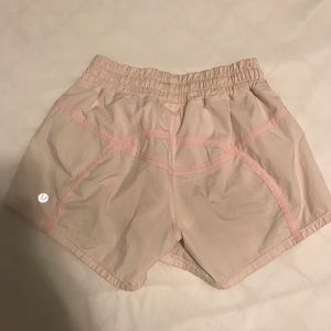 pink lululemon shorts!!
